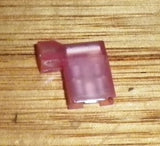 Red Insulated 600V Flag Female 6.3mm Spade Terminals (Pkt 25) # 2-520129-2-25