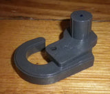 Kelvinator KTM, Westinghouse WBE Fridge Silver RH Door Closing Hook - Part # A01046502