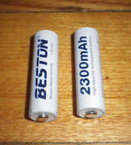 Beston AA Ni-MH 2300mAh Rechargable Battery (Pkt 2) - Part # BST-AA2300
