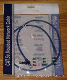 Computer Lead - CAT5E RJ45 to RJ45 Network 1metre Blue - Part # CL117