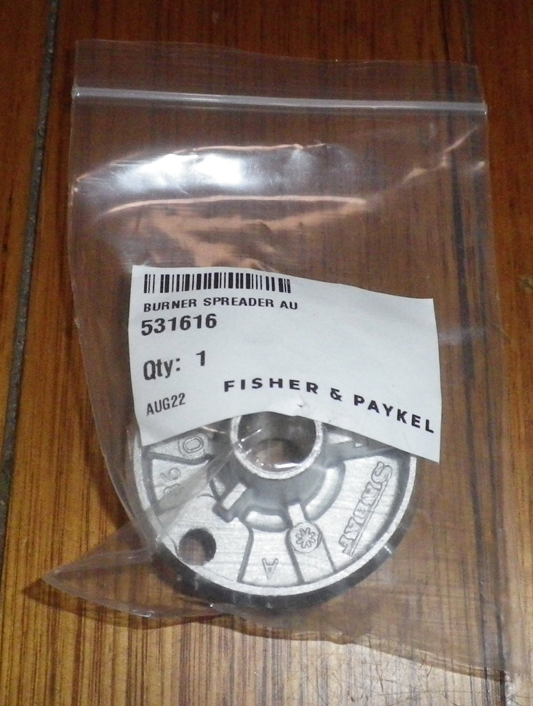 Fisher & Paykel Gas Stove Aux 49mm Burner/Distributer Part No. FP531 Allfix Electrical