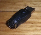 Computer Adaptor - USB-A Plug to 6pin MiniDIN Socket - Part # USB200A