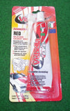 High temperature (up to 650˚F) Red Silicone Sealant 85gm. Part # VS-261B