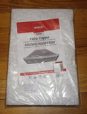 Universal Thick Rangehood Filter Material inc Carbon Filter - Part No. 00701024