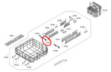 Bosch SMS, SMU, SMV Series Dishwasher Lower Basket Bearing Plate - Part # 10014127