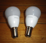 Philips LED Warm White Globe 5Watt SBC Fancy Round (Pkt 2) - Part # 322530