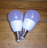Philips LED Warm White Globe 5Watt SES Fancy Round (Pkt 2) - Part # 374379