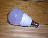 Philips LED Warm White Globe 5Watt SES Fancy Round (Pkt 2) - Part # 374379