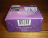 Philips LED Warm White Globe 5Watt SES Fancy Round (Pkt 2) - Part # 374379