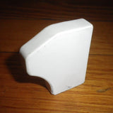 Chef Short White Righthand Oven Handle End - Part No. 41044