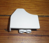 Chef Short White Lefthand Oven Handle End - Part No. 41045