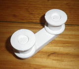 SMEG Dishwasher White Upper Basket Rail Guide Roller Assy - Part # 698411201