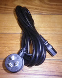 Mains Power Lead - IEC Female to Mains Piggyback Plug 3mtrs - Part # ACL486-3 (Copy)
