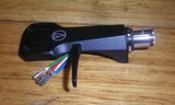 Audio Technica Standard Aluminium 1/2" DJ Turntable Cartridge Headshell - Part # AT-HS6BK
