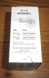 Audio Technica Standard Aluminium 1/2" Turntable Cartridge Headshell - Part # AT-LT10