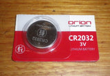 Orion CR2032 3Volt Lithium Battery