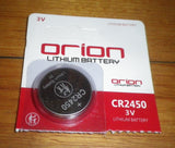 Orion CR2450 3Volt Lithium Battery