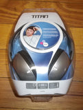 Titan Closed Type Stereo Headphones w 1.5mtr Cord & Dual Volume Controls - Part # CV320-V