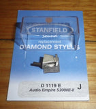 Audio Empire S2000E-II Compatible Elliptical Turntable Stylus - Stanfield # D1119E