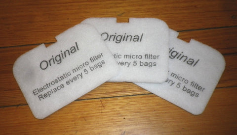 Nilfisk GD5, GD10 Backpack Vacuum Exhaust Filter (Pkt3) - Part # EXH-GD5