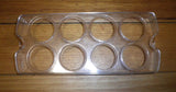 Used Fisher & Paykel C370, C373, C450 Short Fridge Door Shelf Egg Rack - Part # FP876719SH