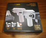 GoldTool Cordless Electric Screwdriver with 12 Bits (USB Charger Not Included) - Part # GTT153