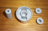 Handy Gas or Electric Stove Silver Control Knob - Part No. OVK058S