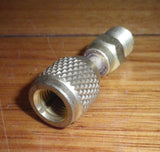 R410A 1/4 - 5/16SAE Vacuum Pump & Gauge Adaptor - Part # QC-05M