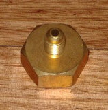 R410A 5/16" SAE Male - 3/4" Female Gas Cylinder Adaptor - Part No. RF162