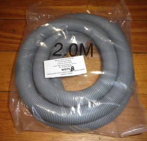 Haier, Midea, Omega, Ariston, D'Amani, Baumatic Dishwasher Drain Hose - Part # W075B