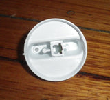 Simpson Nova 75-804 White Stove Control Knob - Part # 0019007555