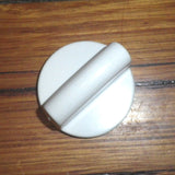 Chef White Stove Control Knob - Part # 0019008142