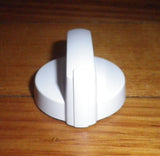 Westinghouse WDE Series White Stove Control Knob - Part # 0019008184