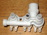 Electrolux EWT Series W/M Triple Outlet 10mm Inlet Valve - Part # 0136200091