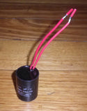 3.1uF 450Volt Motor Run Capacitor with Wires - Part # 3.1SMR450