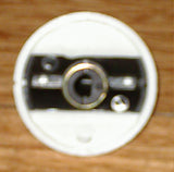 St. George White Hotplate Control Knob - Part No. 4132W