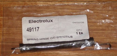 Early Type Chef, Regency VSA Oven Door Hinge Spring - Part No. 858491178
