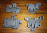 Bosch SMI, SMU, SN Dishwasher Lower Basket Rack Clips (Pkt 4) - Part # 632373