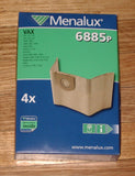 Vax Sukka, Powa 4000 Vacuum Cleaner Bags. - Menalux Part No.6885P