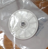 SMEG Dishwasher White Lower Basket Wheel - Part # 697410204