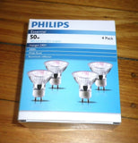 Philips 50Watt 240Volt GU10 PAR16 Dichroic Halogen Globe (Pkt4) - Part # 993786