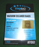 Electrolux Z950, Z951 Compatible Vacuum Cleaner Bags (Pkt 5) - Part # AF1061