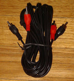 Audio Lead - 2 X RCA Plugs to 2 X RCA Plugs 3mtr - Part # AL613