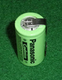 Nickel Cadmium Sub-C 1300mAh Rechargable Tagged Battery - Part # CAD181