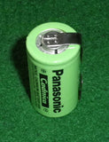 Nickel Cadmium Sub-C 1300mAh Rechargeable Tagged Battery - Part # CAD181