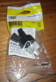 HPM Black 3pin 10Amp 240V Mains Plug Top - Part # CD100LBL