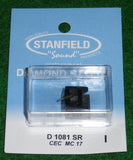 CEC-CDC MC17 Compatible Turntable Stylus - Stanfield # D1081SR