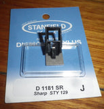 Sharp STY129, STY133 Compatible Turntable Stylus - Stanfield Part # D1181SR