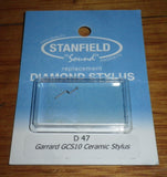Garrard GCS10 Compatible Turntable Stylus - Part # D47SR