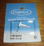 Dual DN5, DN52, DN54 Compatible Turntable Stylus 78 & LP - Part No. D96SR/78